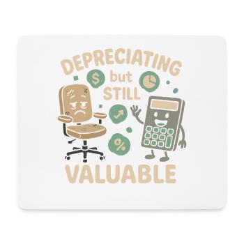 Buchhaltungsstudent Cpa Im Training Excel -witze - Mousepad (Querformat) - Weiß - Vorne