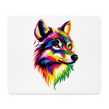 Wolf Love Wolves Wolf Pack Wolfhound Wild Wolf - Mouse Pad (horizontal) - white - Front