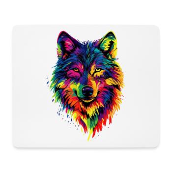 Wolf Love Wolves Wolf Pack Wolfhound Wild Wolf - Mouse Pad (horizontal) - white - Front