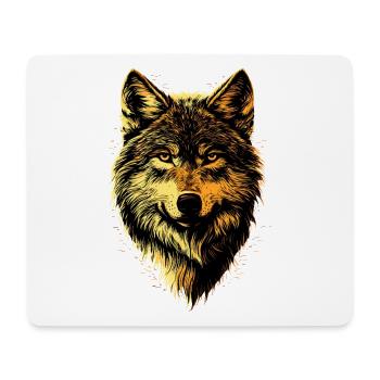 Wolf Love Wolves Wolf Pack Wolfhound Wild Wolf - Mouse Pad (horizontal) - white - Front
