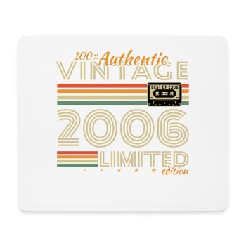 Original 2006 Vintage Vintage Birthday Retro - Mouse Pad (horizontal) - white - Front