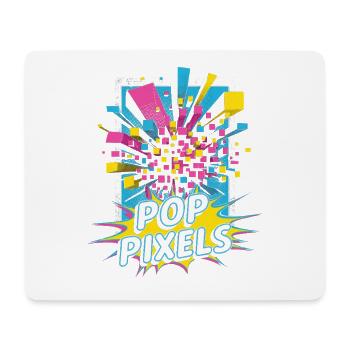 Pop Pixels Pop Culture Rétro Jeu vidéo - Tapis de souris (format paysage) - blanc - Devant