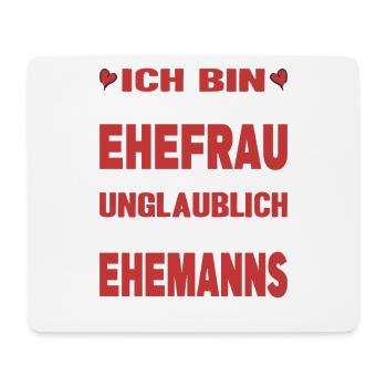 Husband Gift Wife Couples Relationship Love - Mouse Pad (horizontal) - white - Front