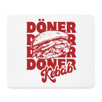 Döner Kebab - Restauration rapide - Spruch - Tapis de souris (format paysage) - blanc - Devant