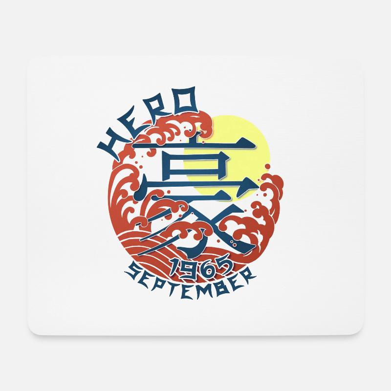 Japan Hero since September 1965 Geburtstaggeschenk - Mousepad (Querformat) - Weiß