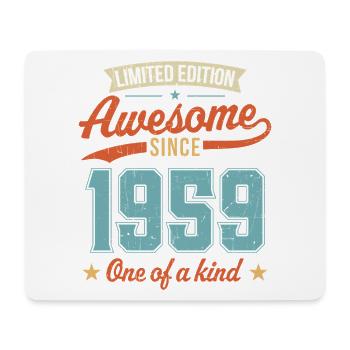 Awesome Since 1959 - Mouse Pad (horizontal) - white - Front