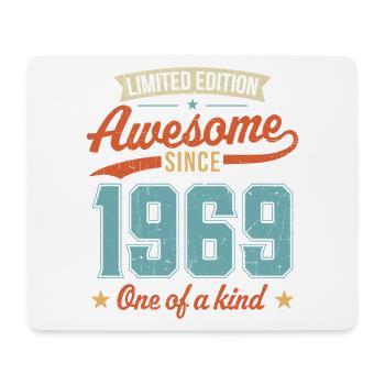 Awesome Since 1969 - Mouse Pad (horizontal) - white - Front