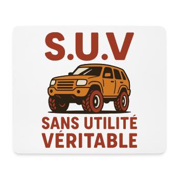 SUV ohne Nutzen echter Humor ironisches Auto - Mousepad (Querformat) - Weiß - Vorne