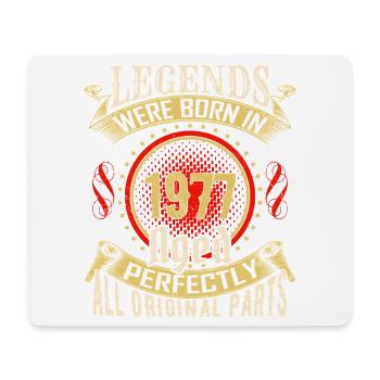 Legends Born in 1977 - Mouse Pad (horizontal) - white - Front