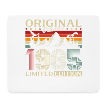 40ème Anniversaire Original Octobre Millésime 1985 - Tapis de souris (format paysage) - blanc - Devant