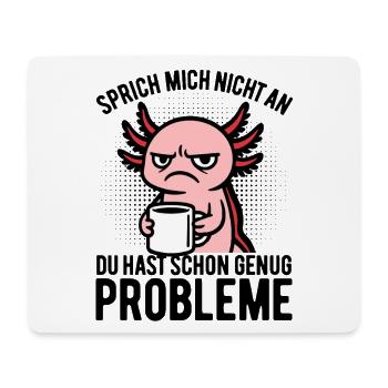 Don’t Talk to Me - Café Axolotl - Tapis de souris (format paysage) - blanc - Devant