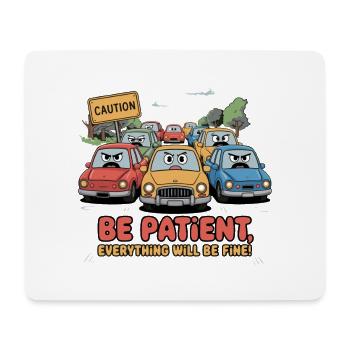 Patience on the Road - Mouse Pad (horizontal) - white - Front