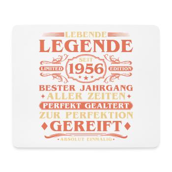 1956 Vintage Born Vintage 70th Birthday - Mouse Pad (horizontal) - white - Front