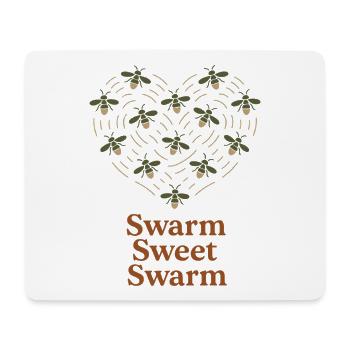 Firefly Summer Night Glow Bug Nostalgic - Mousepad (Querformat) - Weiß - Vorne