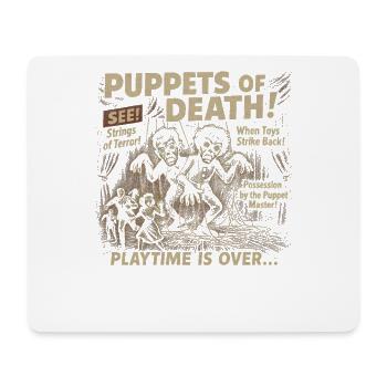 Puppen des Todes Filmplakat Vintage Halloween - Mousepad (Querformat) - Weiß - Vorne