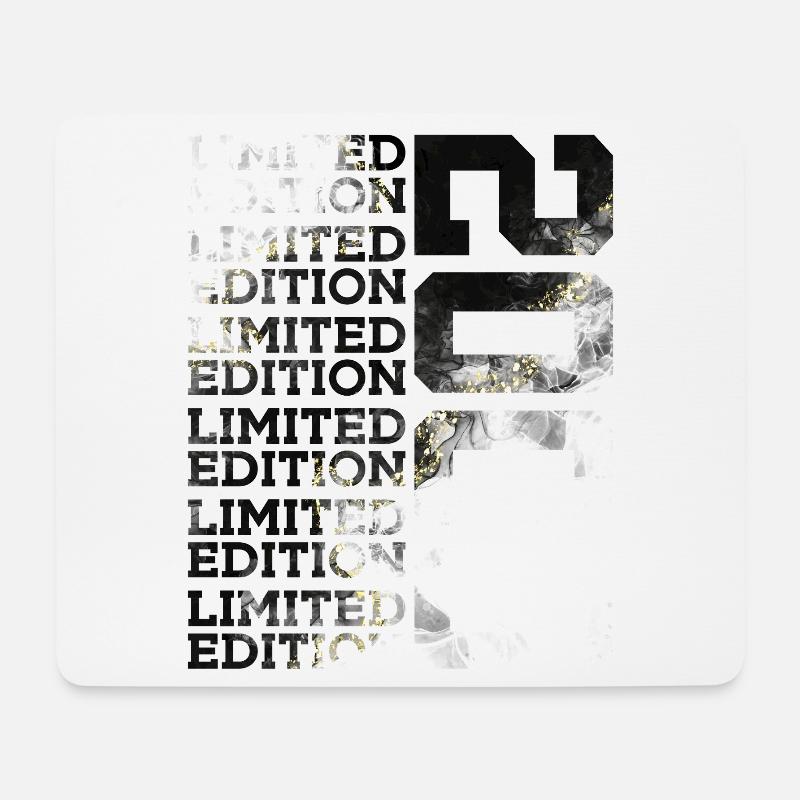18 JAHRE LIMITED EDITION 2008 18. GEBURTSTAG - Mousepad (Querformat) - Weiß