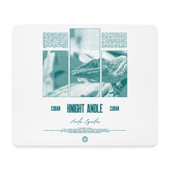 Kubanischer Ritter Anole Eidechse Besitzer Reptilienhalter - Mousepad (Querformat) - Weiß - Vorne