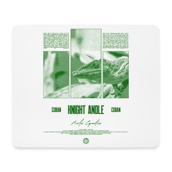 Kubanischer Ritter Anole Eidechse Besitzer Reptilienhalter - Mousepad (Querformat) - Weiß - Vorne