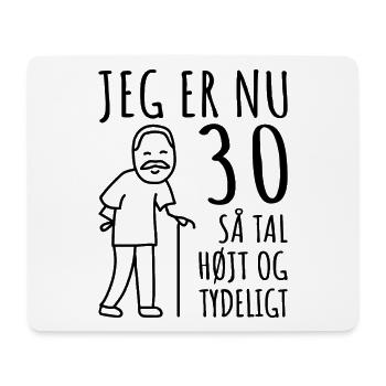30. Geburtstag, 30 Jahre Mann, ich bin jetzt 30 - Mousepad (Querformat) - Weiß - Vorne