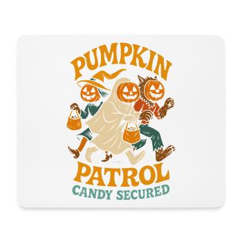 Pumpkin Patrol Candy Sécurisé Halloween Costume Fun - Tapis de souris (format paysage) - blanc - Devant