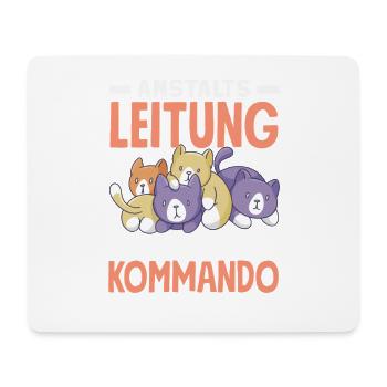 Anstaltsleitung Chef Leitung - Mousepad (Querformat) - Weiß - Vorne