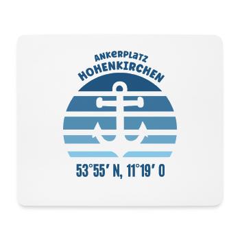 Hohenkirchen Anker Motiv Boltenhagen Ostsee Strand - Mousepad (Querformat) - Weiß - Vorne