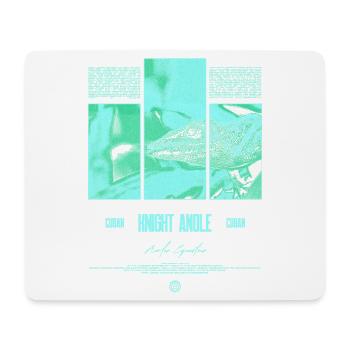 Kubanischer Ritter Anole Eidechse Besitzer Reptilienhalter - Mousepad (Querformat) - Weiß - Vorne