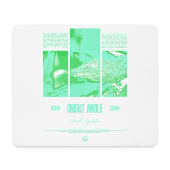 Kubanischer Ritter Anole Eidechse Besitzer Reptilienhalter - Mousepad (Querformat) - Weiß - Vorne
