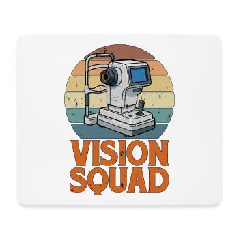Optometrist Vision Squad Ophthalmology Eye Doctor - Mousepad (Querformat) - Weiß - Vorne