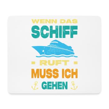 Funny Cruise Sayings Outfits Holiday - Mouse Pad (horizontal) - white - Front