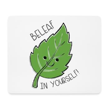 Leaves in Yourself - Mouse Pad (horizontal) - white - Front