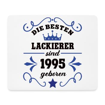 Painter Birthday Vintage 1995 Painter 95 - Mouse Pad (horizontal) - white - Front