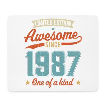 Awesome Since 1987 - Mouse Pad (horizontal) - white - Front