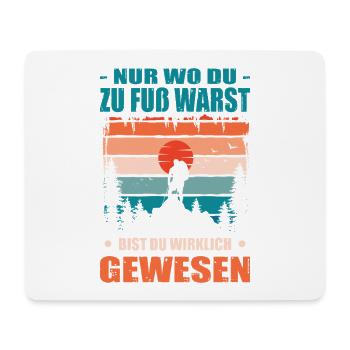 Hiking Sayings Hiker Hiking Outfits - Mouse Pad (horizontal) - white - Front