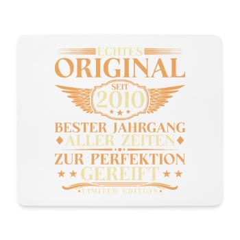 16th Birthday Vintage Original 2010's Vintage - Mouse Pad (horizontal) - white - Front