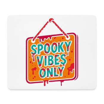 Spooky Vibes Nur Halloween Kostüm Party - Mousepad (Querformat) - Weiß - Vorne