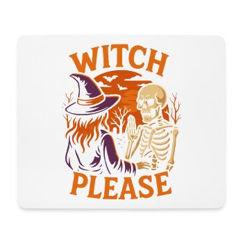 Sorcière s’il vous plaît Halloween Costume Party Dire - Tapis de souris (format paysage) - blanc - Devant