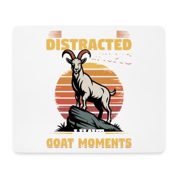 Funny Farm Animal Goat - Mousepad (Querformat) - Weiß - Vorne