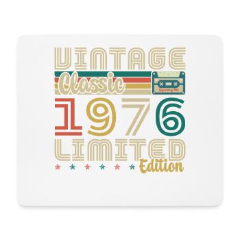 1976 Vintage Retro Geburtstagsgeschenk - Mousepad (Querformat) - Weiß - Vorne