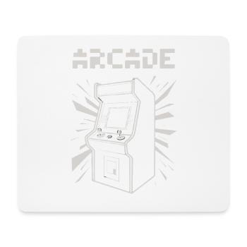 ARCADE Retro Arcade Slot Machine 80s 90s Gamer - Mouse Pad (horizontal) - white - Front