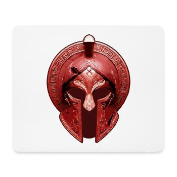 Casque Gladiateur Grec Workout Sparta - Tapis de souris (format paysage) - blanc - Devant