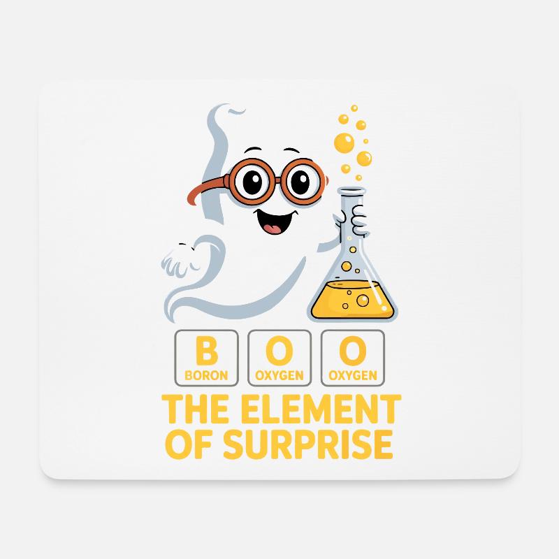 Halloween Chemistry Laboratory Humor - Mousepad (Querformat) - Weiß