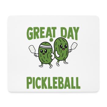 Pickles Pickleball Sport Joueur de Paddleball - Tapis de souris (format paysage) - blanc - Devant