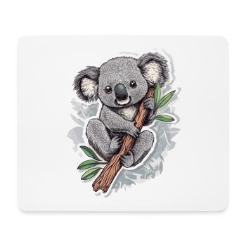 Koala - Mouse Pad (horizontal) - white - Front