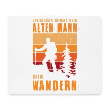 Hiking Sayings Hiker Hiking Outfits - Mouse Pad (horizontal) - white - Front