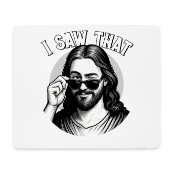Jesus, I Saw That, Jesus Christus - Mousepad (Querformat) - Weiß - Vorne