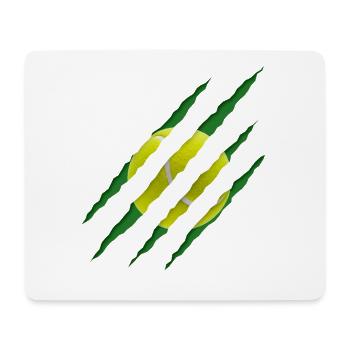 Tennis Ball Scratch Pattern - Mouse Pad (horizontal) - white - Front
