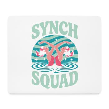Synchronschwimmen Kunstschwimmen Wassersport - Mousepad (Querformat) - Weiß - Vorne