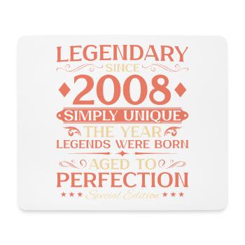 2008 Vintage Born Vintage - 18th Birthday - Mouse Pad (horizontal) - white - Front