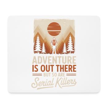 Sunset Walker Adventure Trail - Mouse Pad (horizontal) - white - Front